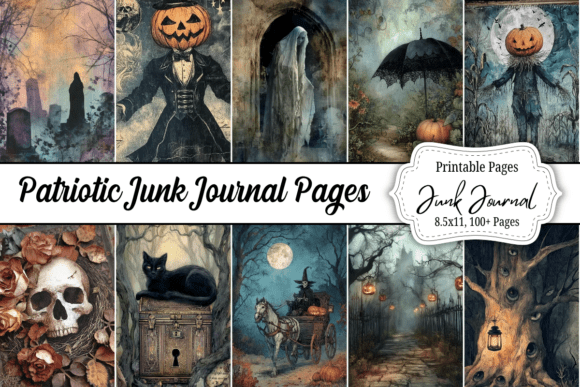 Download 100 Spooky Halloween Junk Journal - Spooky Collection