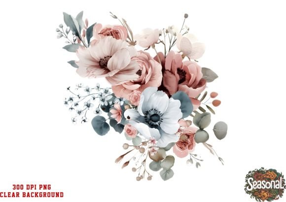 Download Watercolor Floral Graphics - Floral Collection