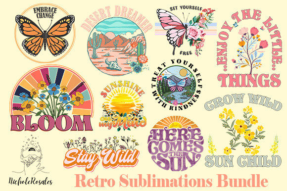 Download Retro Sublimations Bundle - Retro sublimations Collection