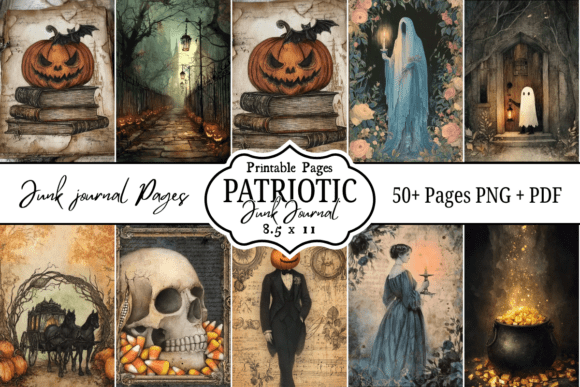 Download 50 Spooky Halloween Junk Journal - Spooky Collection