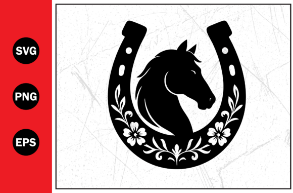 Download Horse Head Floral Embellishments Svg Png - Floral Collection