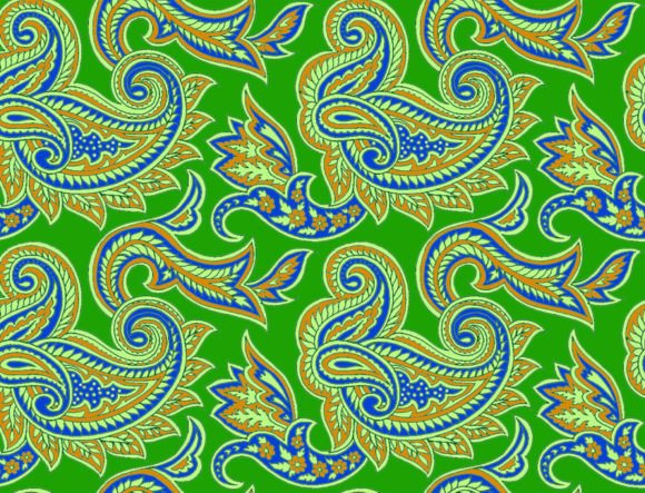 Download Damask Paisley Floral Textile Fabric - Floral Collection